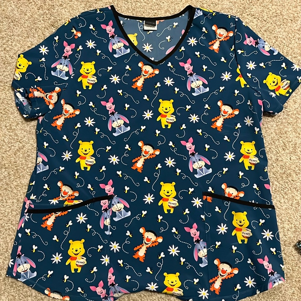 Winnie the Pooh Scrub Top